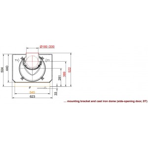 Каминная топка Brunner BKH 5.0 Flat 42-50 DT