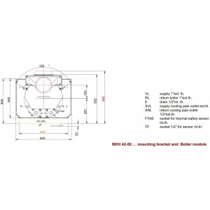 Каминная топка Brunner BKH 5.0 Flat 42-50 DT