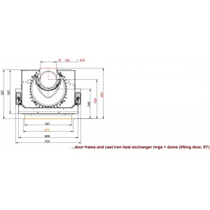 Каминная топка Brunner BKH 5.0 Flat 42-50 ST
