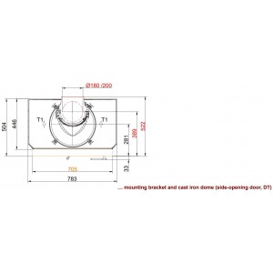 Каминная топка Brunner BKH 5.0 Flat 42-66 DT