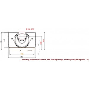 Каминная топка Brunner BKH 5.0 Flat 42-66 DT