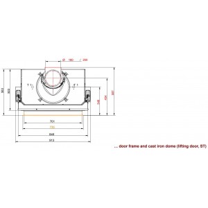 Каминная топка Brunner BKH 5.0 Flat 42-66 ST