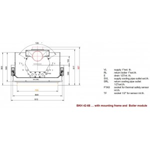 Каминная топка Brunner BKH 5.0 Flat 42-66 ST