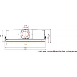 Каминная топка Brunner BKH 5.0 Flat 50-162 ST