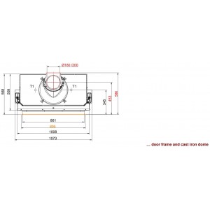 Каминная топка Brunner BKH 5.0 Flat 50-82 ST