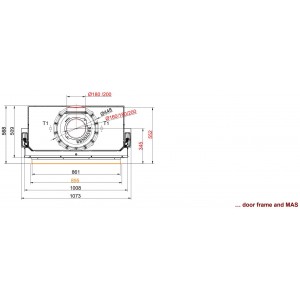Каминная топка Brunner BKH 5.0 Flat 50-82 ST