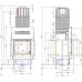 Каминная топка Brunner BKH 5.0 Tunnel 42-50 ST-DT