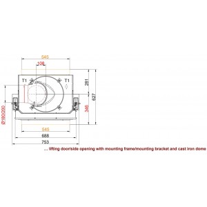 Каминная топка Brunner BKH 5.0 Tunnel 42-50 ST-DT