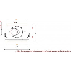 Каминная топка Brunner BKH 5.0 Tunnel 42-66 ST-DT