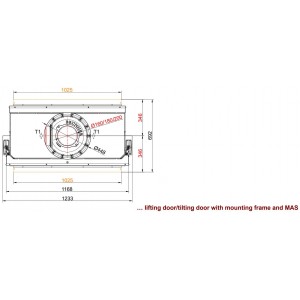 Каминная топка Brunner BKH 5.0 Tunnel 42-98 ST-KT