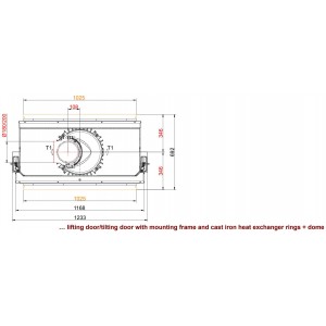 Каминная топка Brunner BKH 5.0 Tunnel 50-98 ST-KT