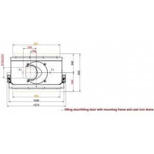 Каминная топка Brunner BKH 5.0 Tunnel 50-82 ST-KT