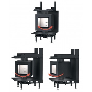Каминная топка Brunner DF 33 с двойным остеклением