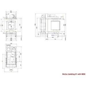 Каминная топка Brunner DF 33 с двойным остеклением