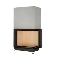Каминная топка Brunner Eck-Kamine 57/67/44 вертикальное открытие, правый угол (с подъемом)