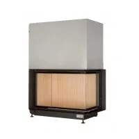 Каминная топка Brunner Eck-Kamine 57/82/48 вертикальное открытие, правый угол (с подъемом)