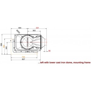Каминная топка Brunner HKD 11 Corner DTL/DTR