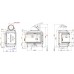 Каминная топка Brunner HKD 11 Corner DTL/DTR