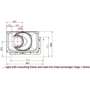 Каминная топка Brunner HKD 11 Corner DTL/DTR