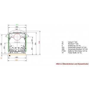 Каминная топка Brunner HKD 2.2