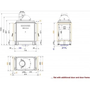 Каминная топка Brunner HKD 2.2 XL Tunnel