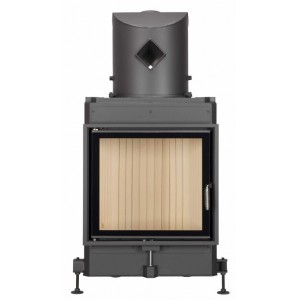 Каминная топка Brunner Compact 51/55 прямое стекло, горизонтальное открытие (без подъема)