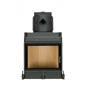 Каминная топка Brunner Compact 51/67 прямое стекло, горизонтальное открытие (без подъема)