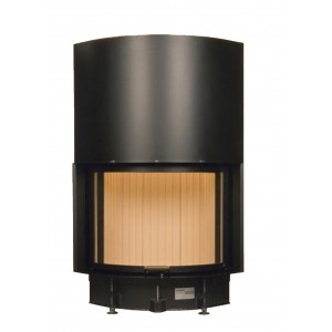 Каминная топка Brunner Compact 51/67 сферическое стекло, вертикальное открытие (с подъемом)