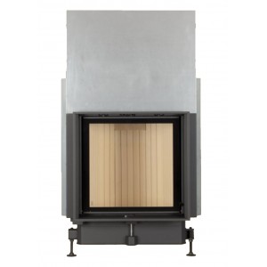 Каминная топка Brunner Compact 57/55 прямое стекло, вертикальное открытие (с подъемом)