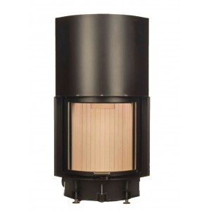 Каминная топка Brunner Compact 57/55 сферическое стекло, вертикальное открытие (с подъемом)