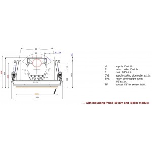 Каминная топка Brunner Stil-Kamin flat 75-90 +