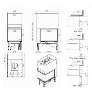 Каминная топка Chazelles Design D1000 EPI