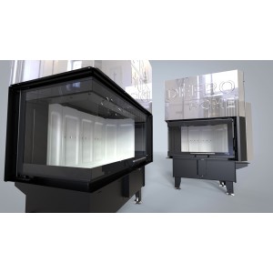 Каминная топка Defro Home Riva SM BL G SHORT