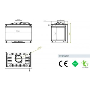 Каминная топка Echa-Tech Font 700 LR