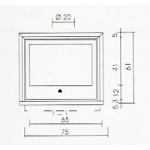 Каминная топка Edilkamin Luce Plus 54 V