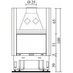 Каминная топка Edilkamin Forte Plus N