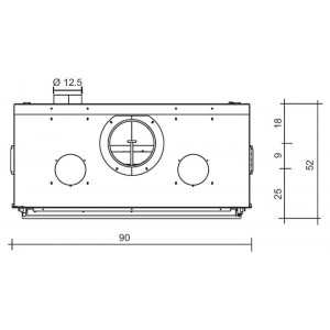Каминная топка Edilkamin Screen 80 N