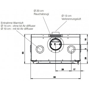 Каминная топка Edilkamin Screen EVO 80