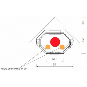 Каминная топка EdilKamin IC Tekno 3N