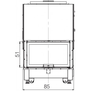 Каминная топка Edilkamin Widro 85 CS Evo