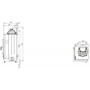 Каминная топка Hoxter Ecka 51/51/51L(R)