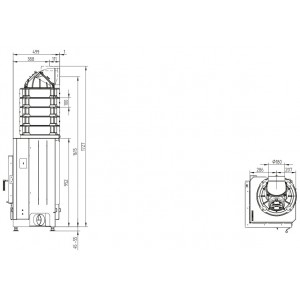 Каминная топка Hoxter Ecka 51/51/51L(R)