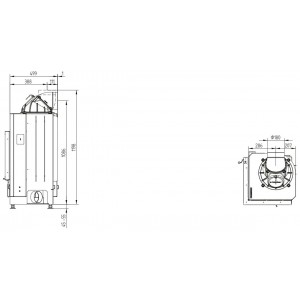 Каминная топка Hoxter Ecka 51/51/51L(R)