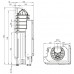 Каминная топка Hoxter Ecka 67/45/51Lh (Rh)