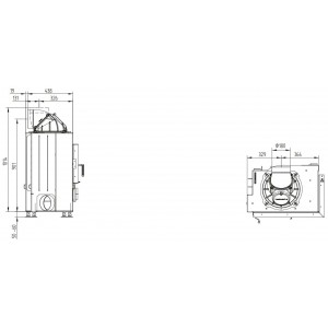 Каминная топка Hoxter Ecka 70/40/38LN(RN)