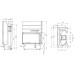 Каминная топка Hoxter Ecka 80/35/50Lh(Rh)