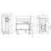 Каминная топка Hoxter Ecka 90/40/40Lh(Rh)