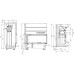 Каминная топка Hoxter Ecka 90/40/40Lh(Rh)
