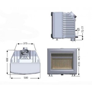 Каминная топка Keddy SK 1002