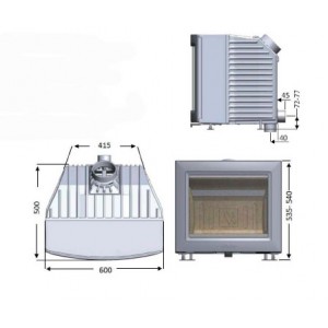Каминная топка Keddy SK 2001